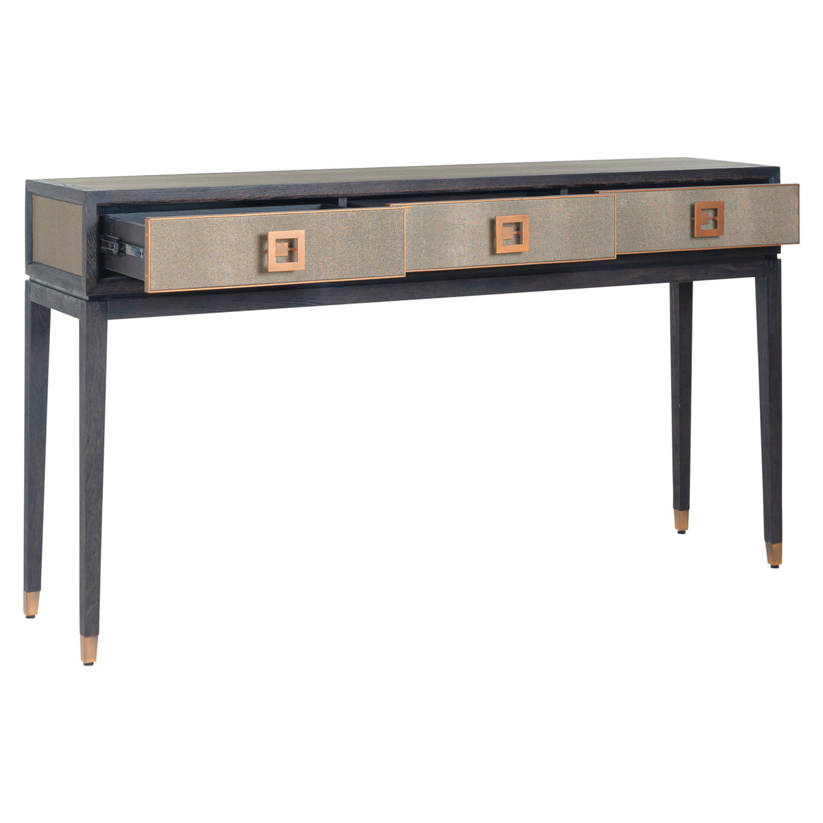 Konsole Bloomville Messing Shagreen