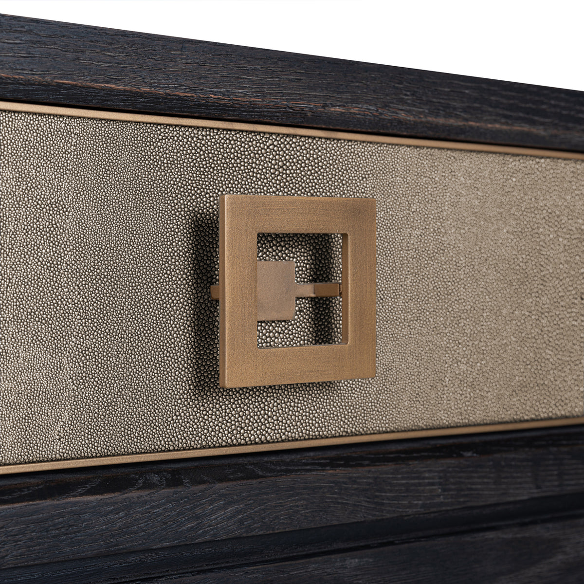 Konsole Bloomville Messing Shagreen