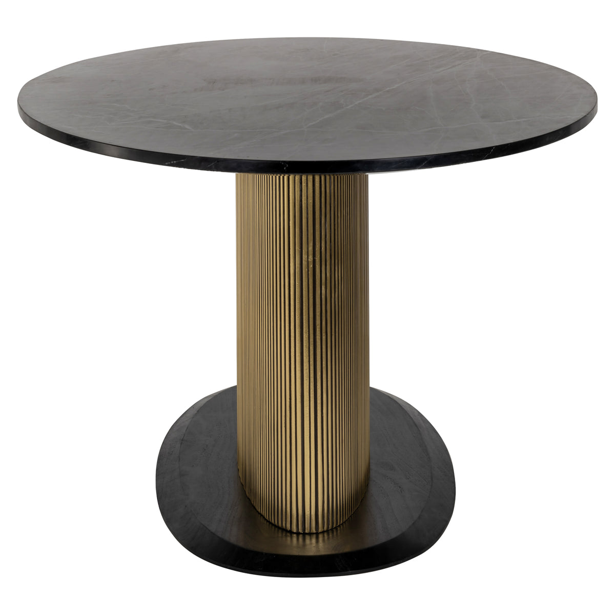 Dining table Ironville gold oval 235