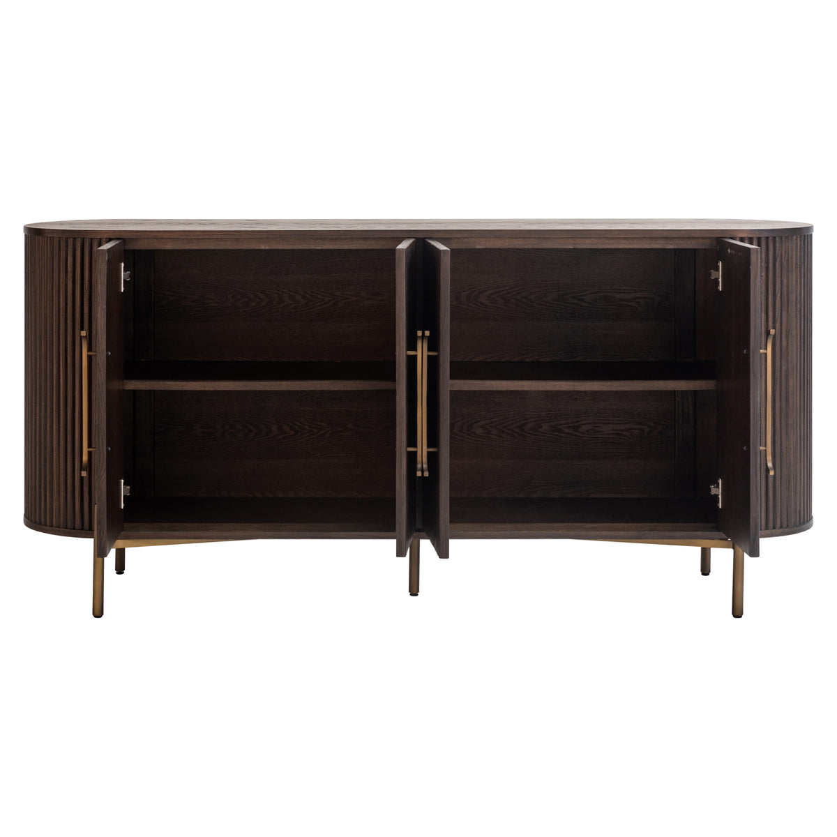 Buffet Luxor marron 4 portes