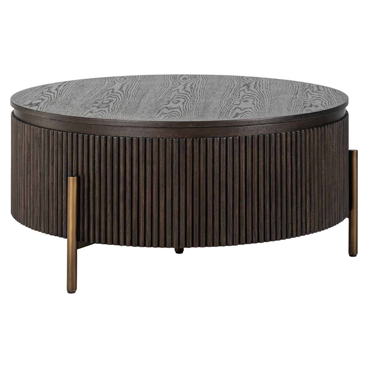 Luxor coffee table brown 95Ø