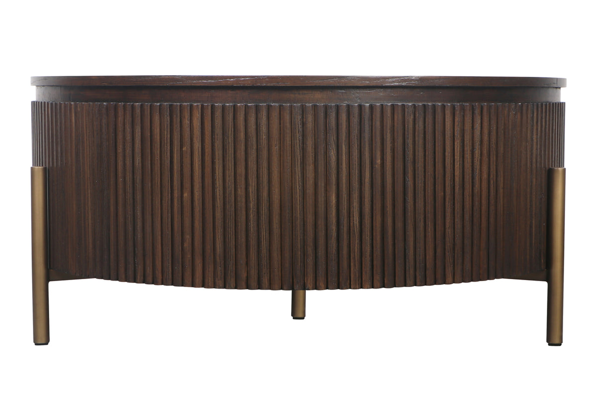 Luxor coffee table brown 95Ø