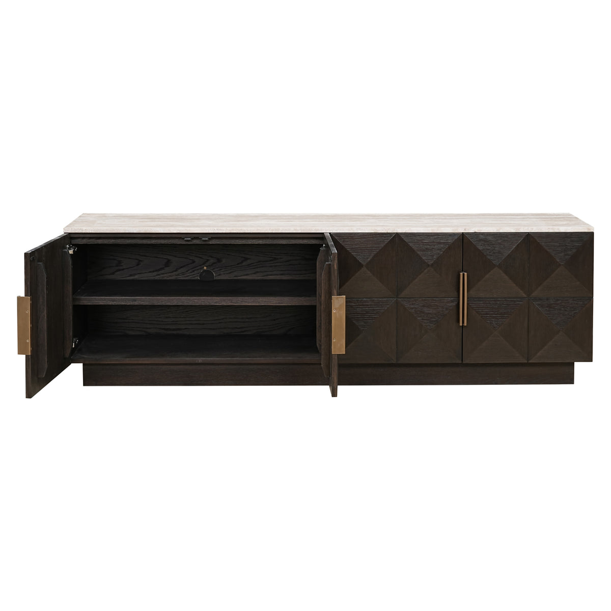 Meuble TV Claremont marron