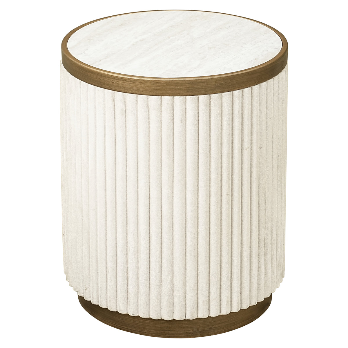 Bijzettafel Tivoli white (Set of 2)