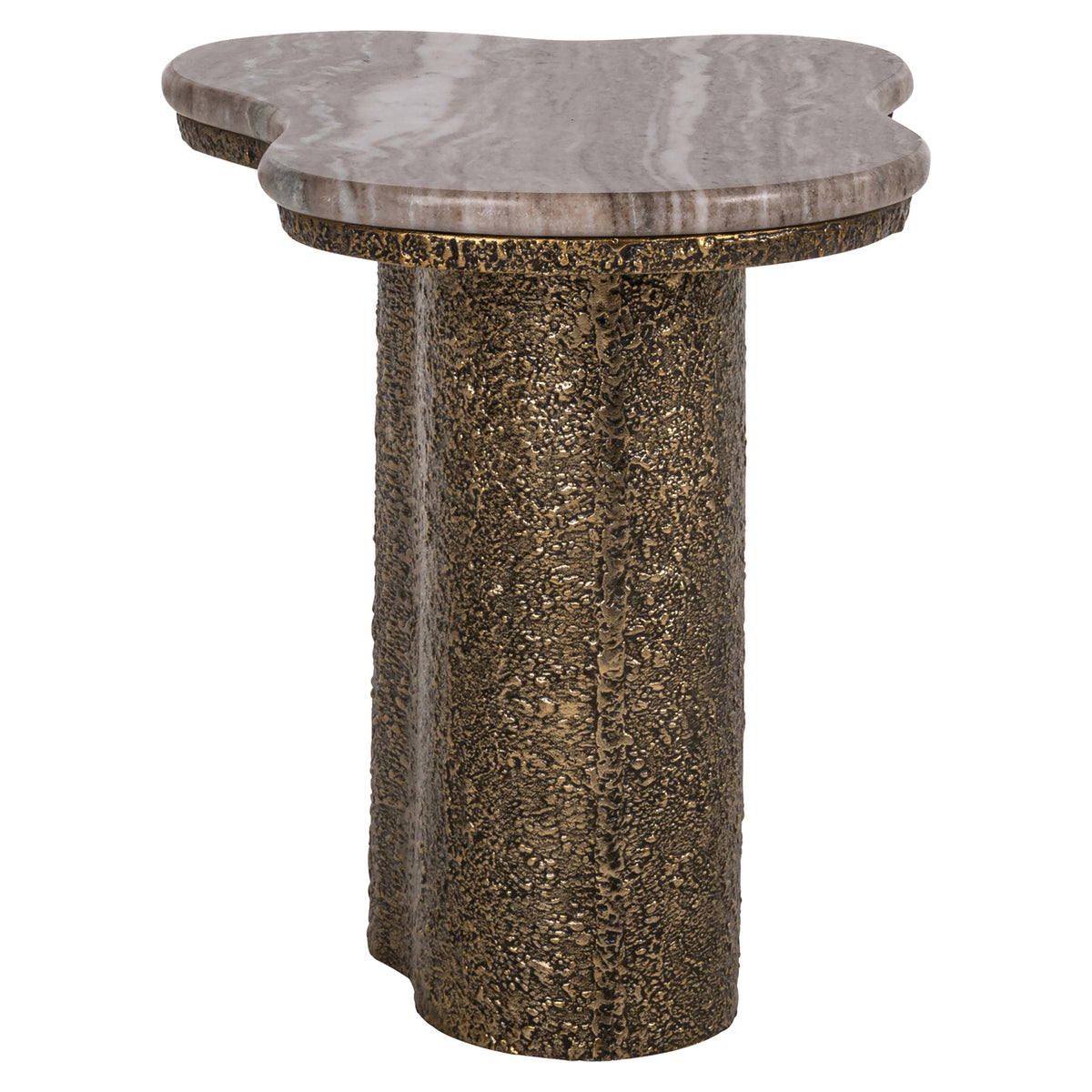 Table d’appoint Abandos laiton antique