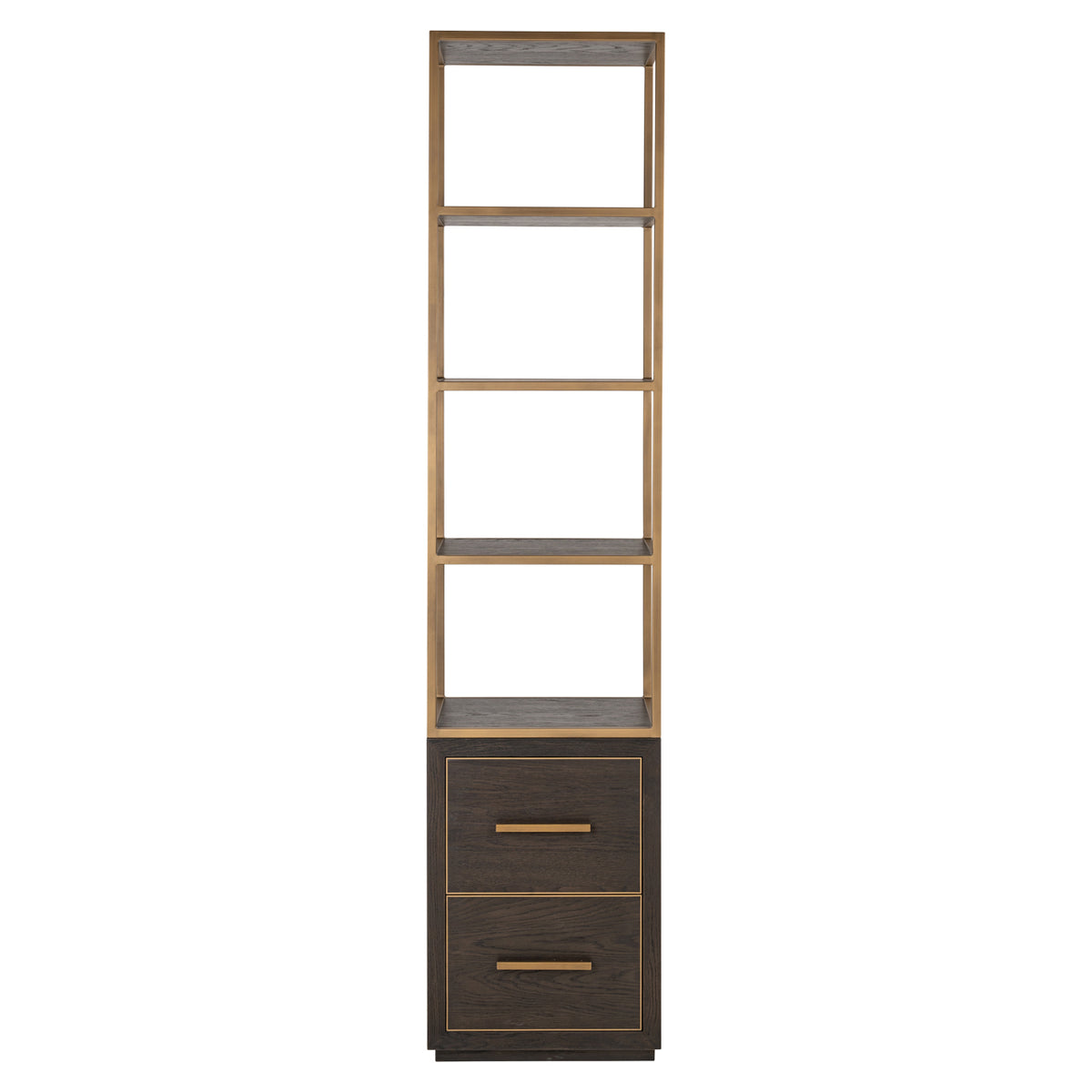 Wandschrank Carter braun klein 2 Schubladen