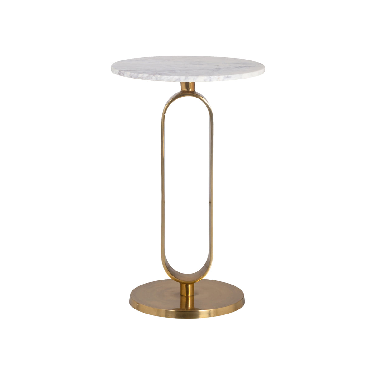 Side table Celine brushed gold