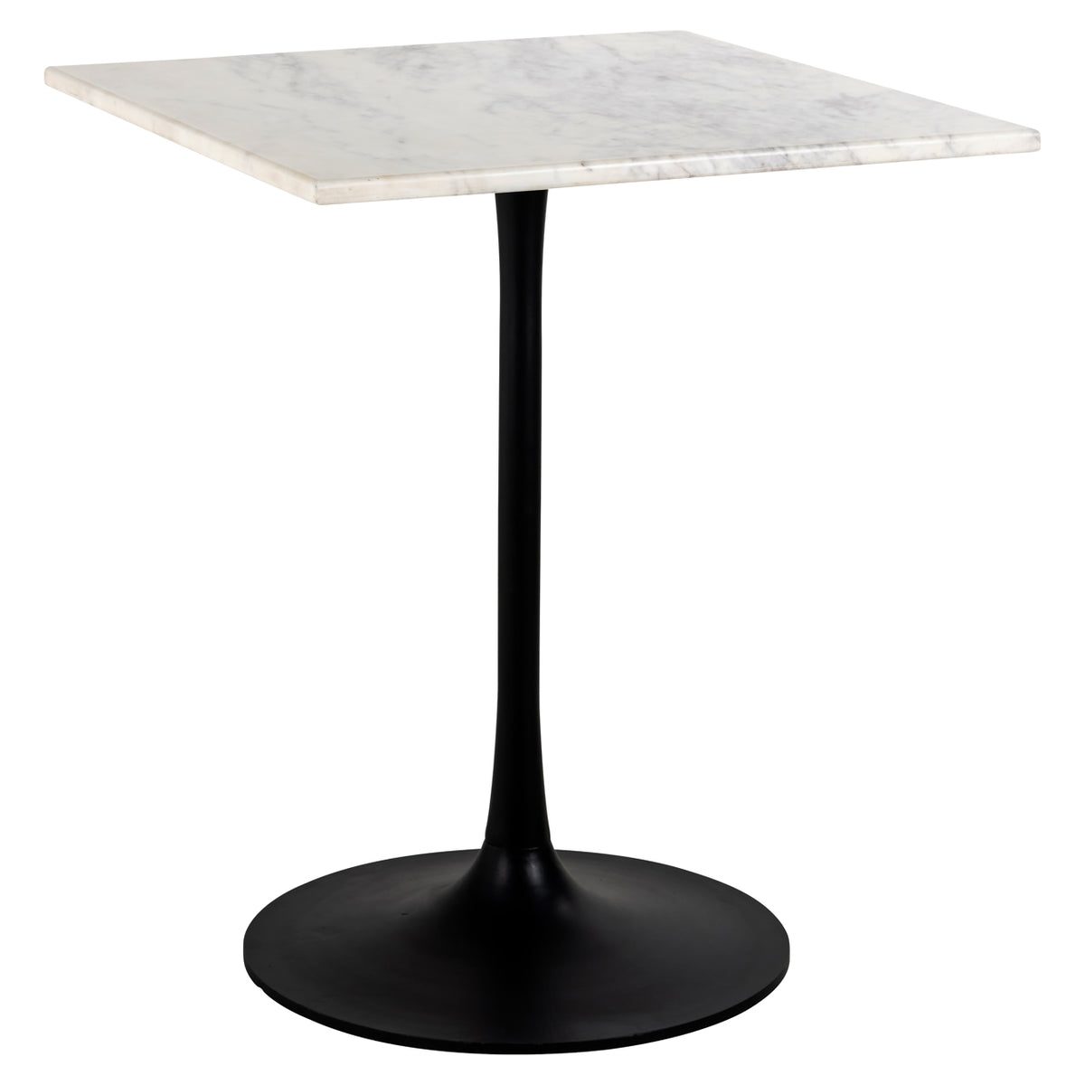 Bistro-Tisch Carlten Schwarz/Weiß 65x65