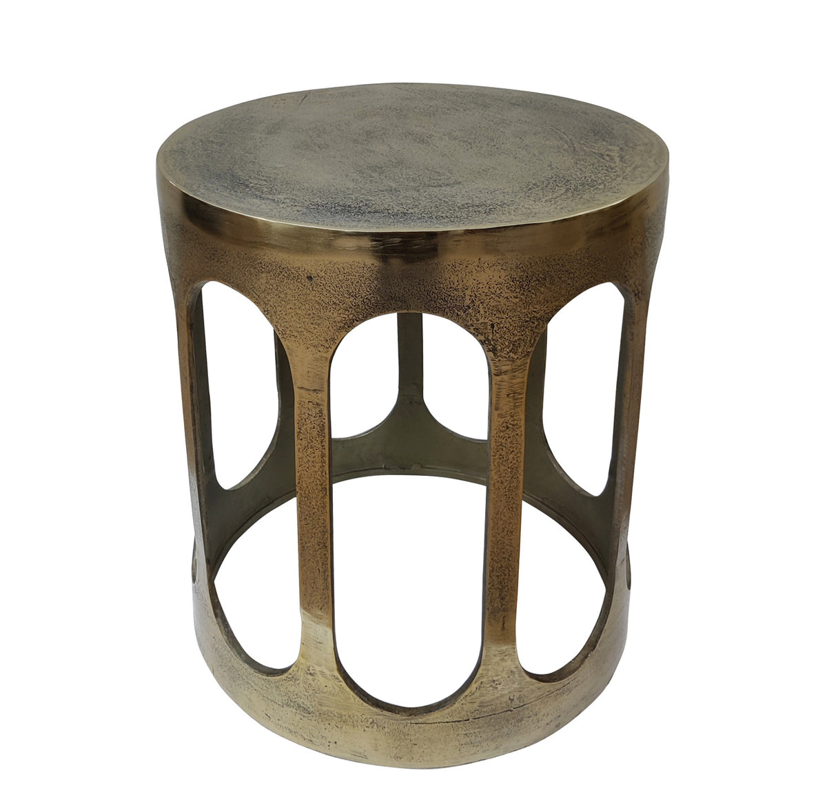 Table d’appoint Du Pont or brossé