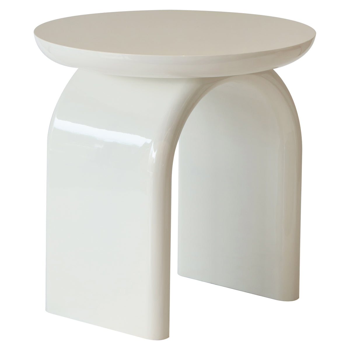 Merrick Side Table coconut milk