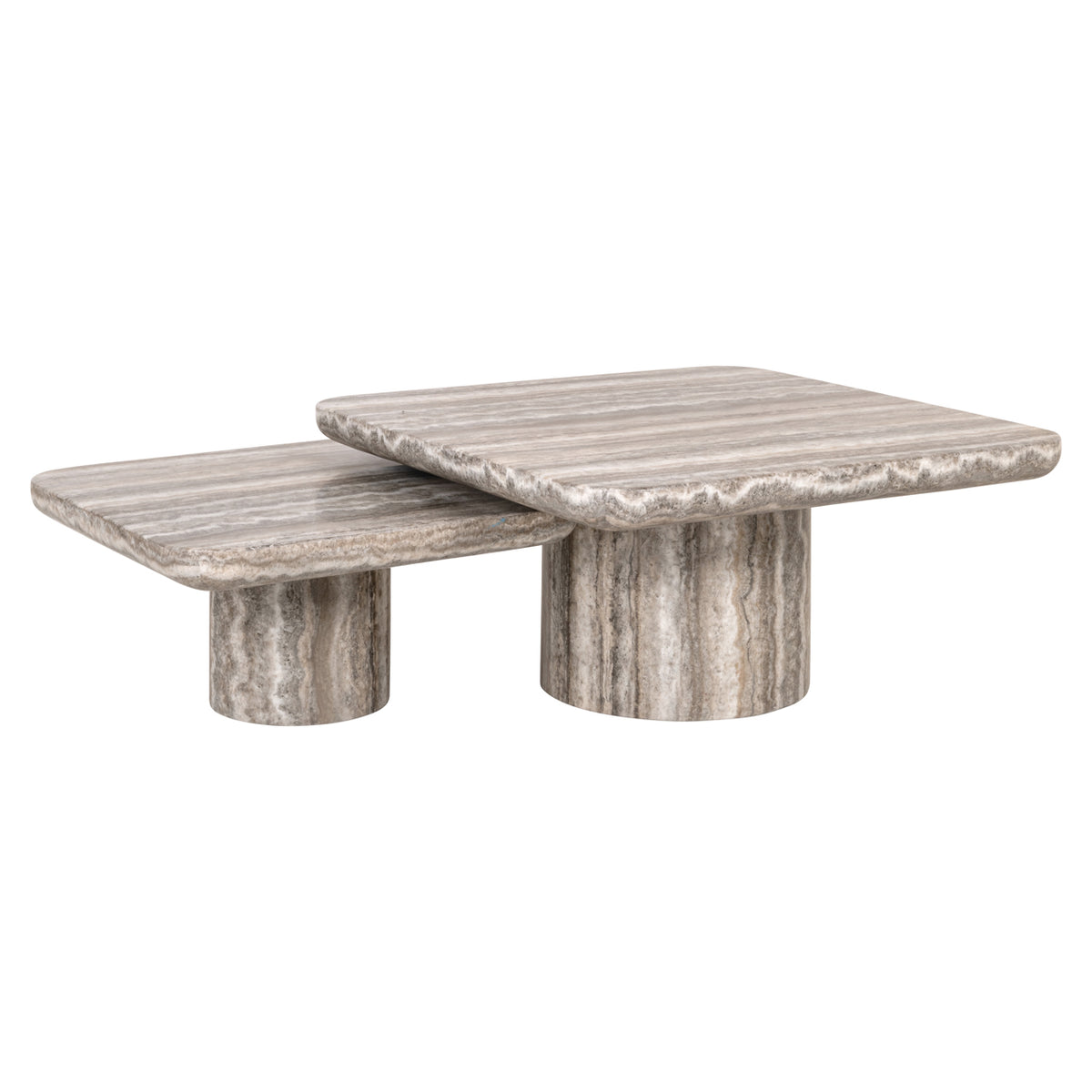 Couchtisch Dulce grau (denizly) (Set aus 2)