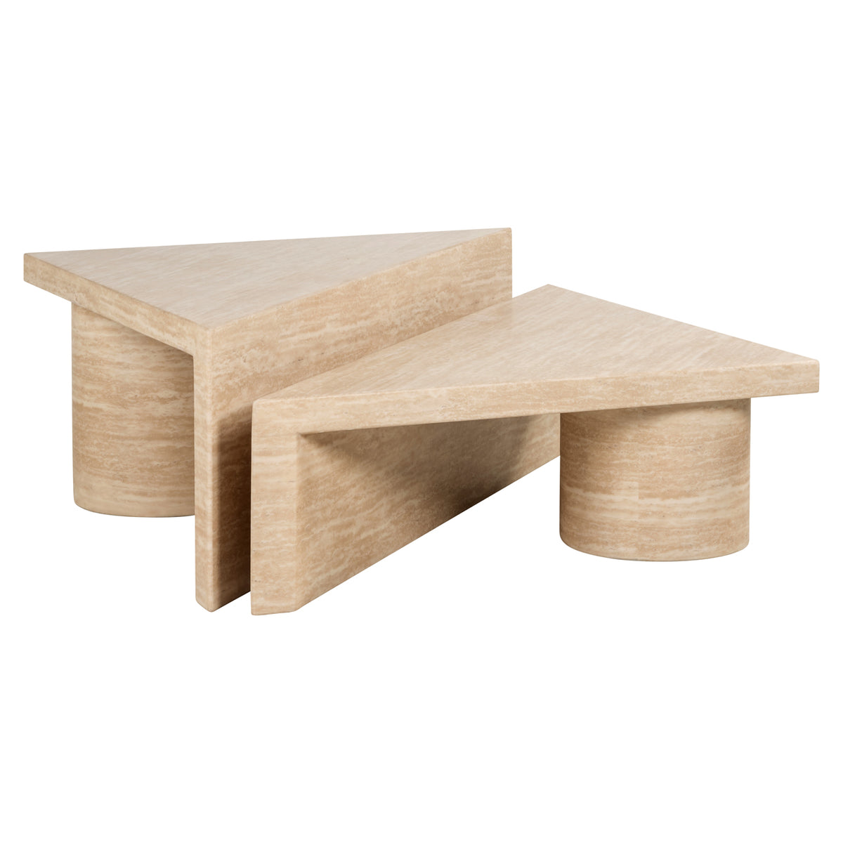 Fictus beige coffee table (Set of 2)