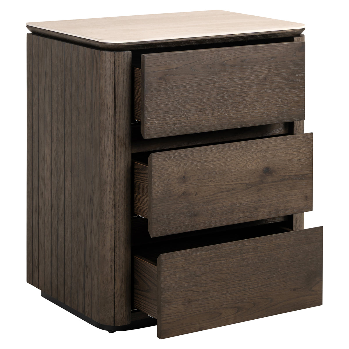 Table de chevet Ritz marron
