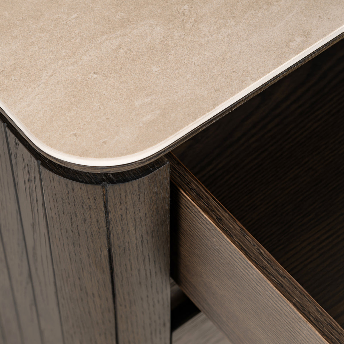Table de chevet Ritz marron
