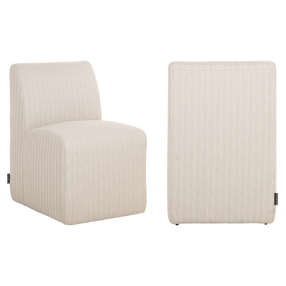 Chaise de salle à manger d’extérieur Riva beige