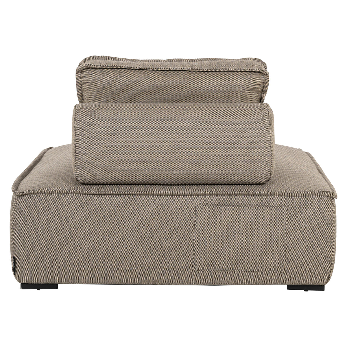 Fauteuil lounge d’extérieur Jondal taupe