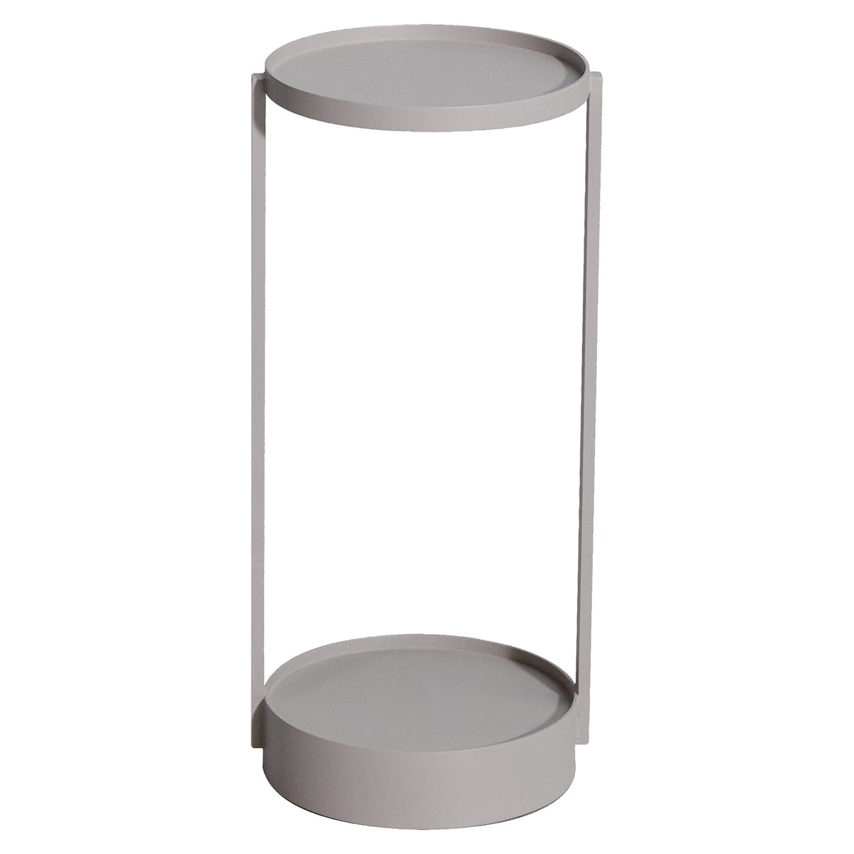 Reed light beige outdoor side table
