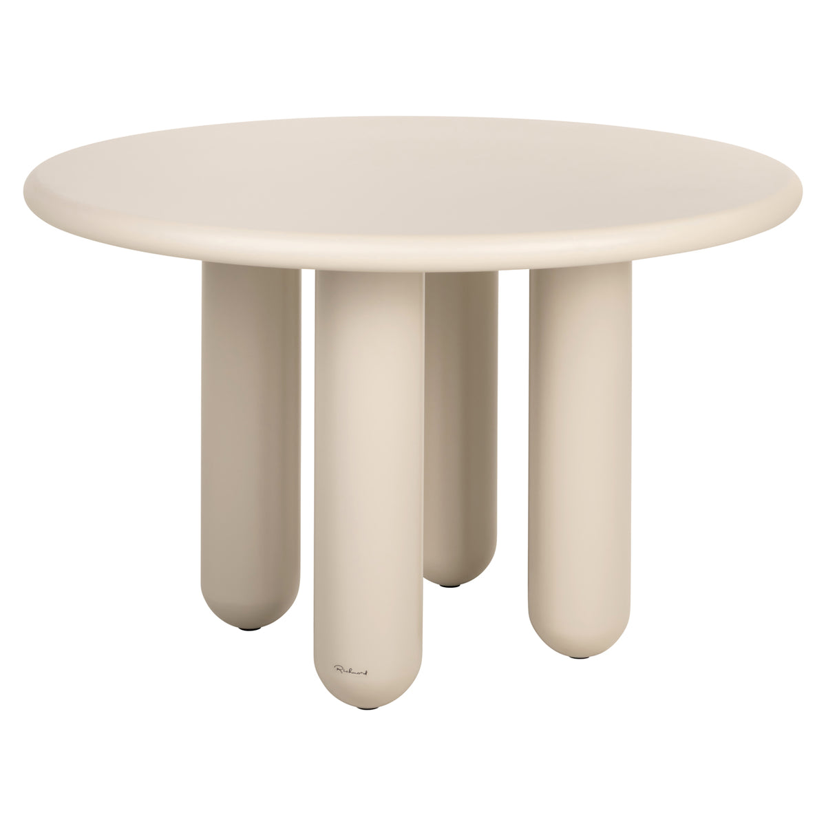 Dining table Calma beige 120Ø