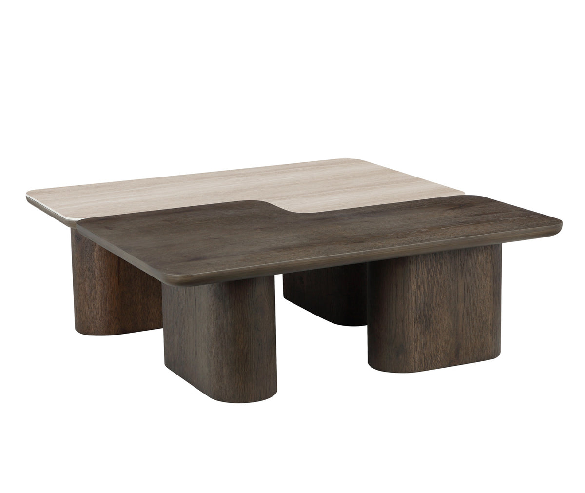 Table basse Nando brown (Set of 2)