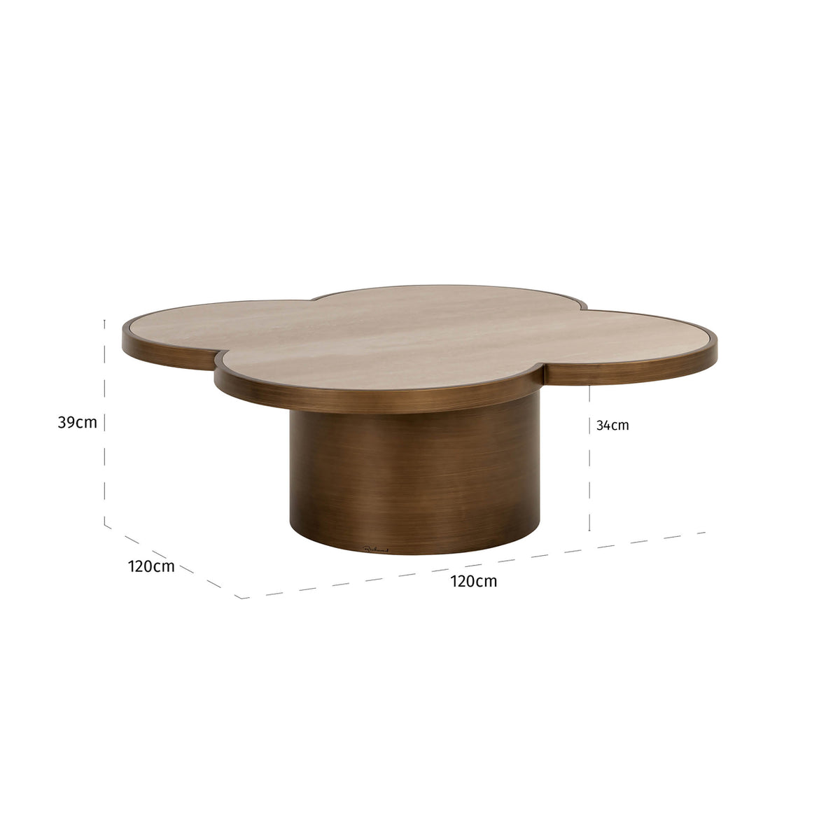Table basse Clover beige