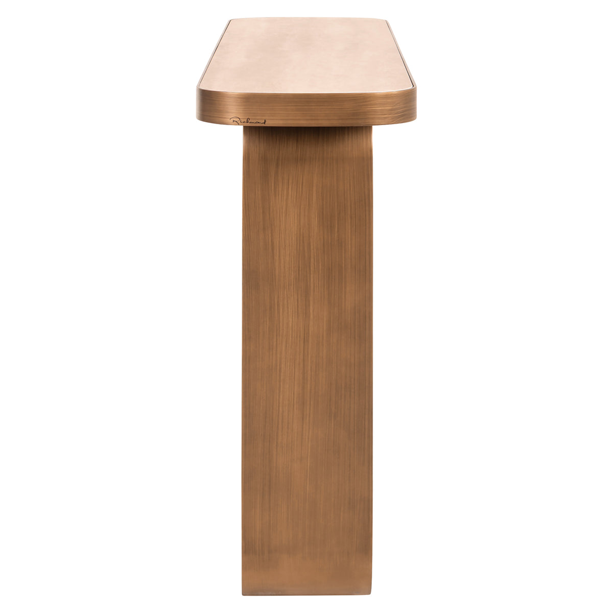 Console Locarno brushed gold