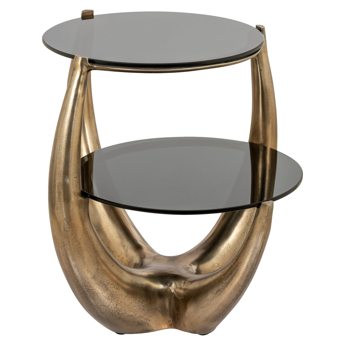 Aida side table gold