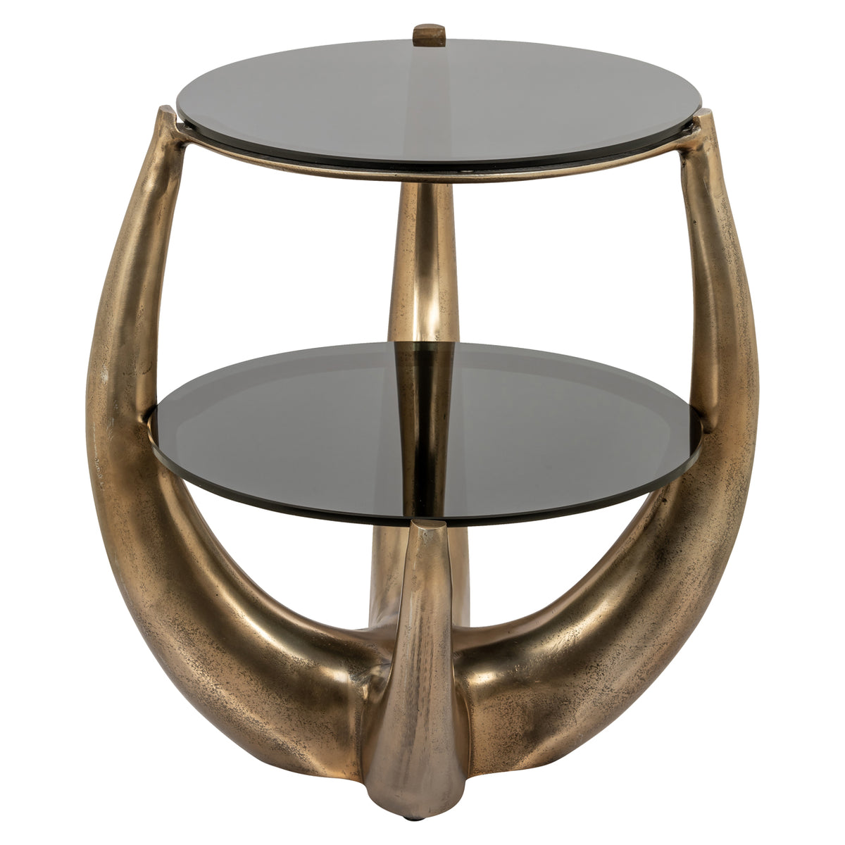 Aida side table gold