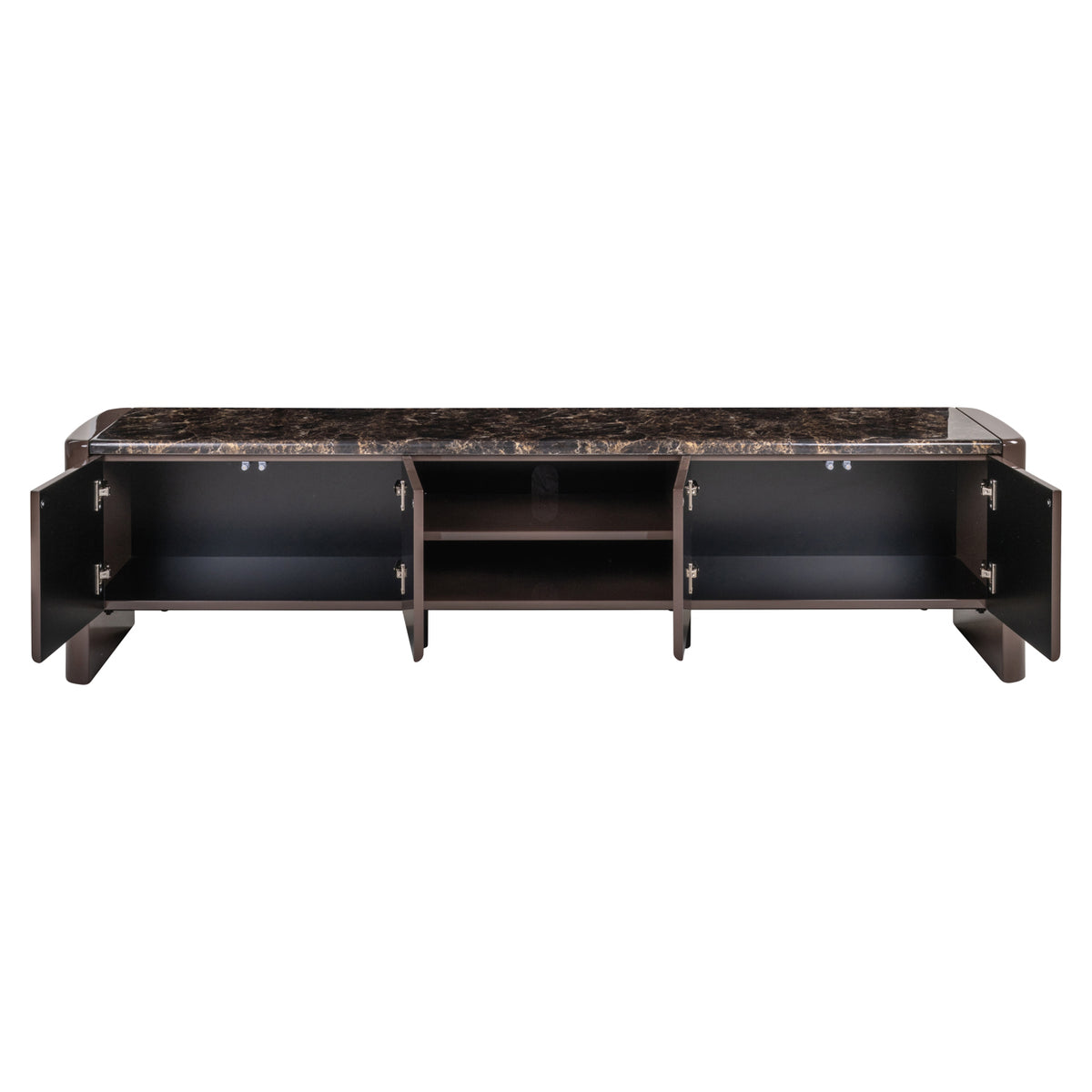 TV unit Almundi chocolate brown