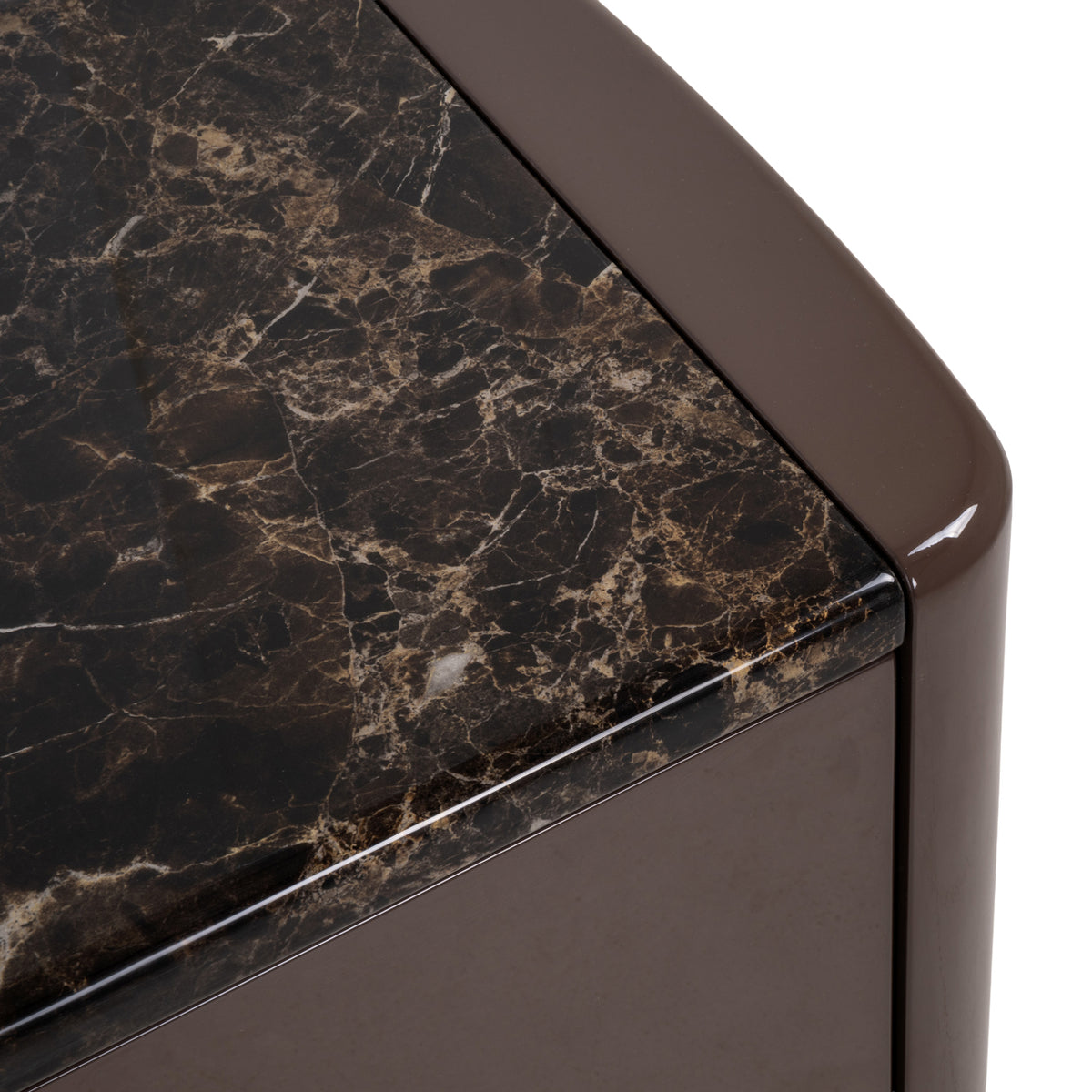 TV unit Almundi chocolate brown