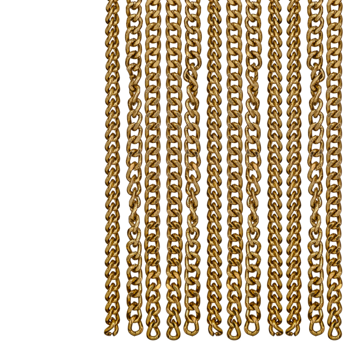 Dekoratives Objekt Vorhang goldene Kette