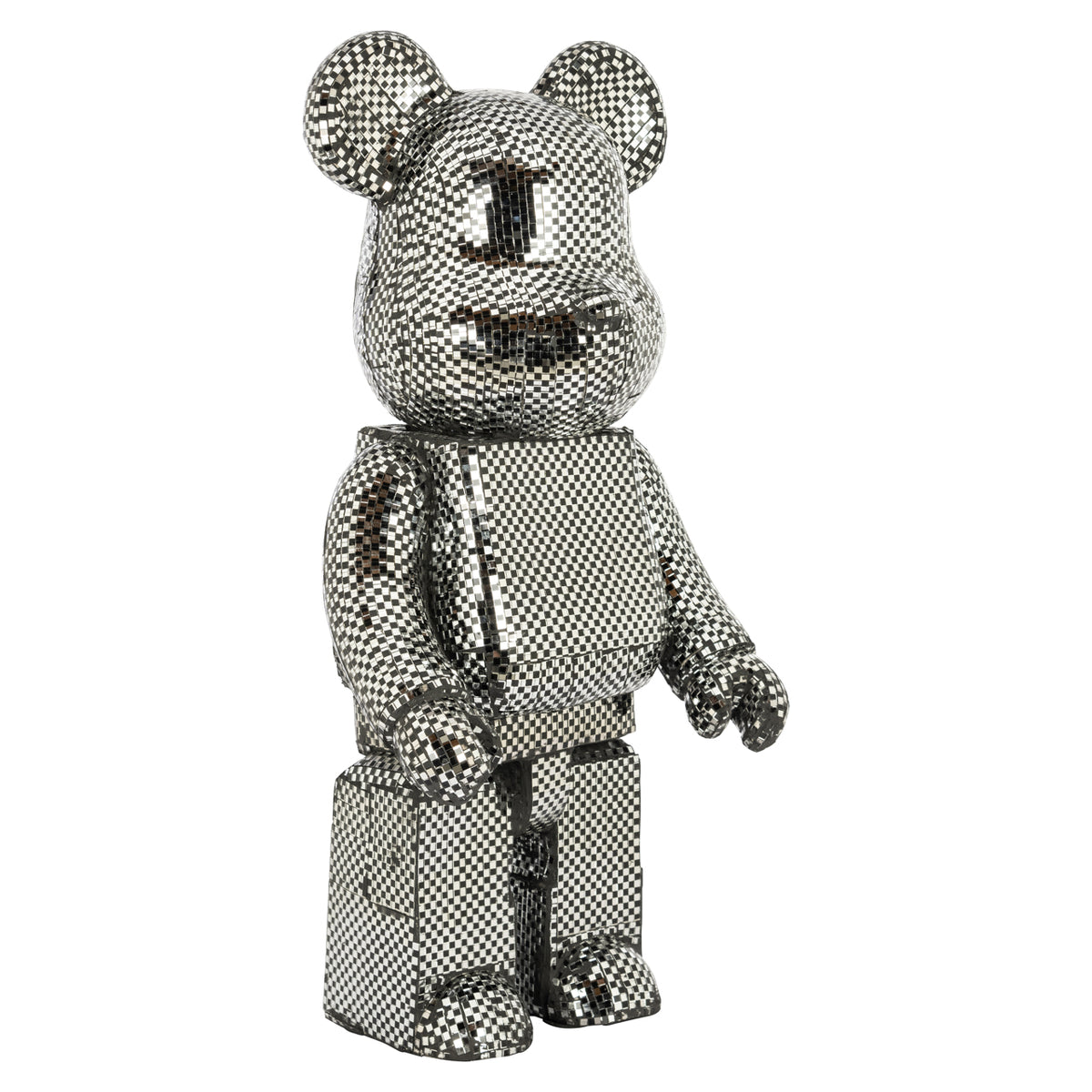 Dekoratives Objekt Bear Silber klein