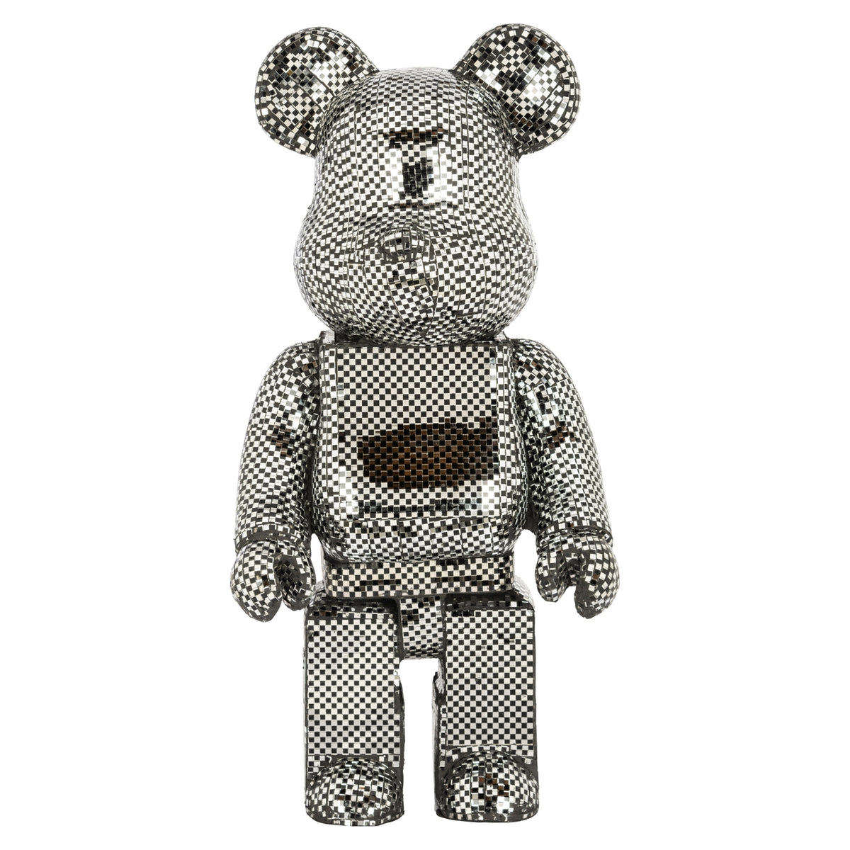 Dekoratives Objekt Bear Silber klein