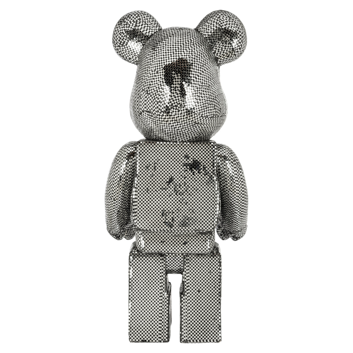 Decoratief object Bear silver large