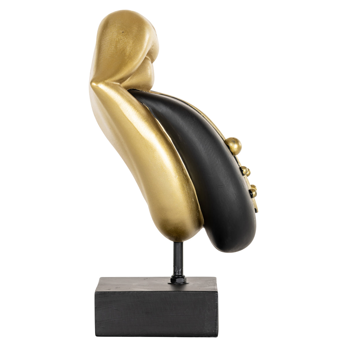 Objet décoratif Tongue black/gold