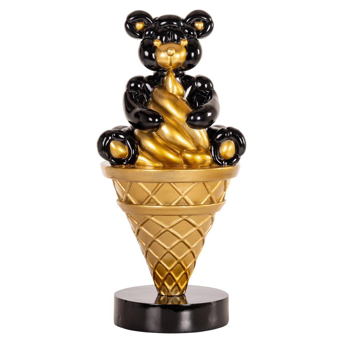 Decoratief object Harly black/gold