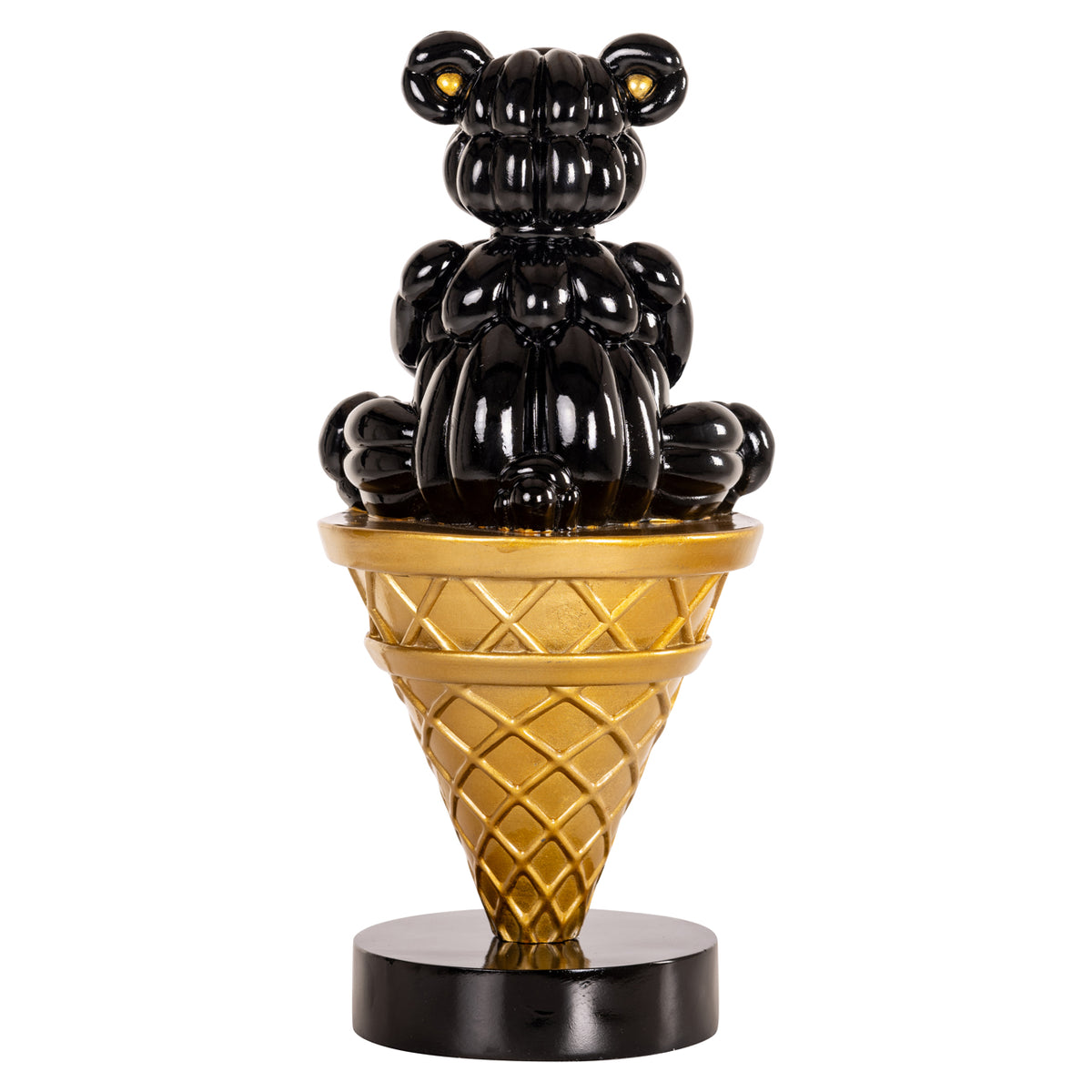 Decoratief object Harly black/gold