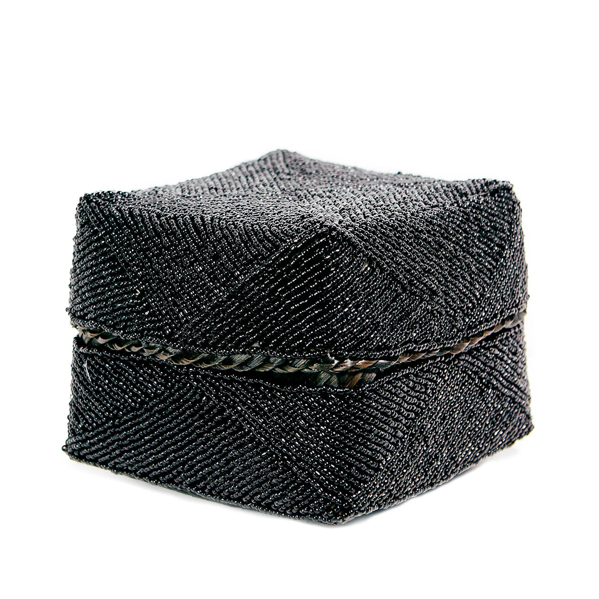 The Beaded Basket - Black - L