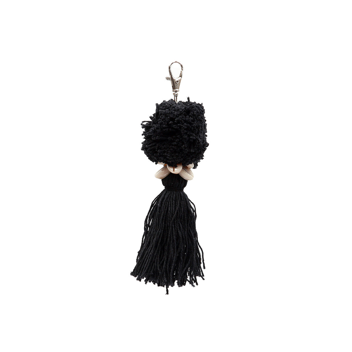 The Pompom Keychain - Black