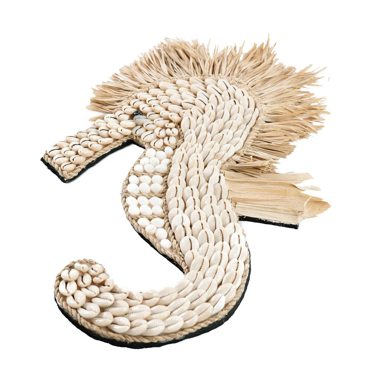 Hippocampe en coquillage - Blanc