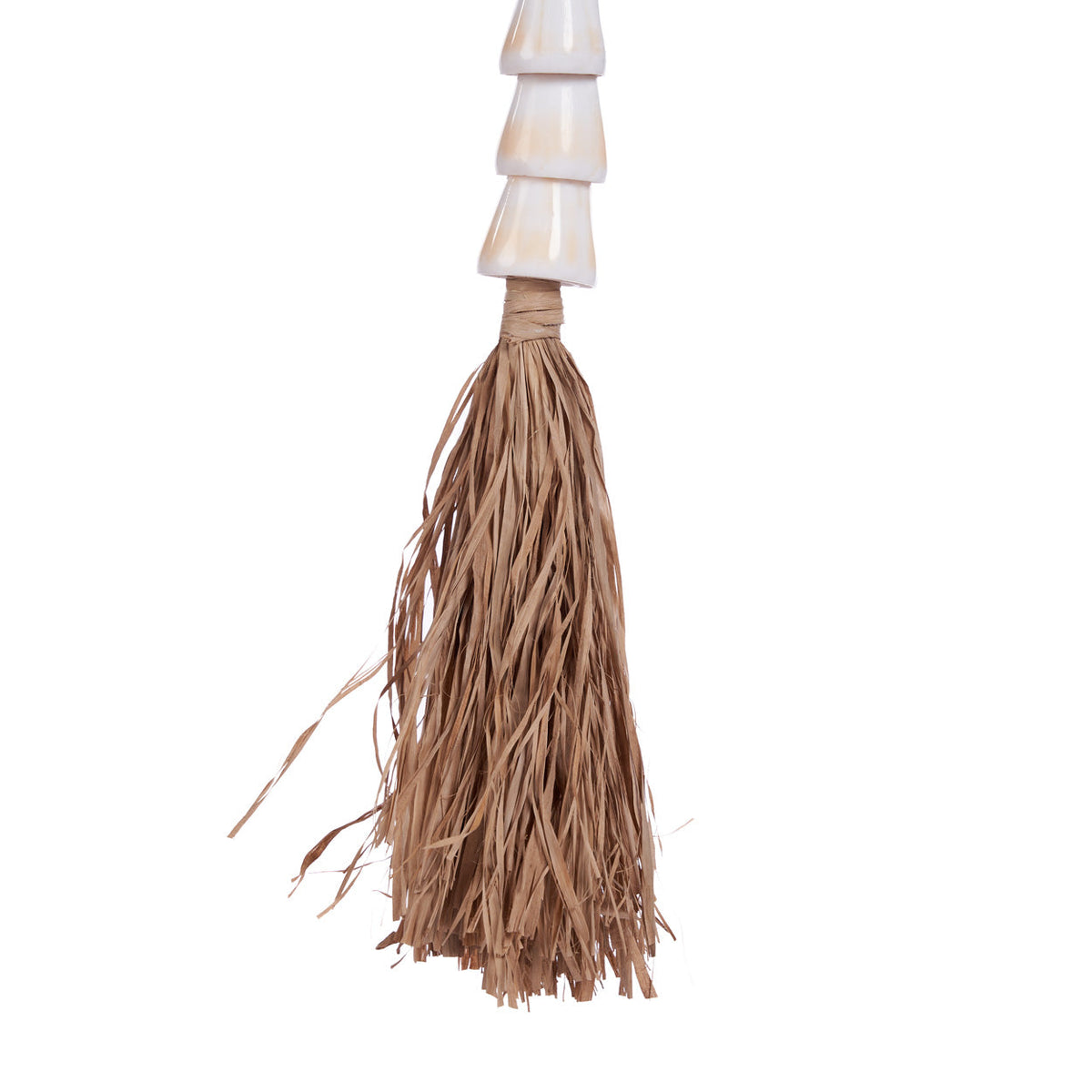 Die Kegelschnecken-Quaste - Naturweiß