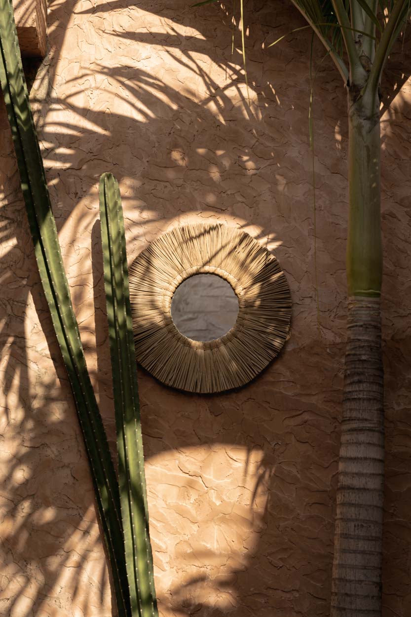 The Alang Alang Mirror - Natural - M