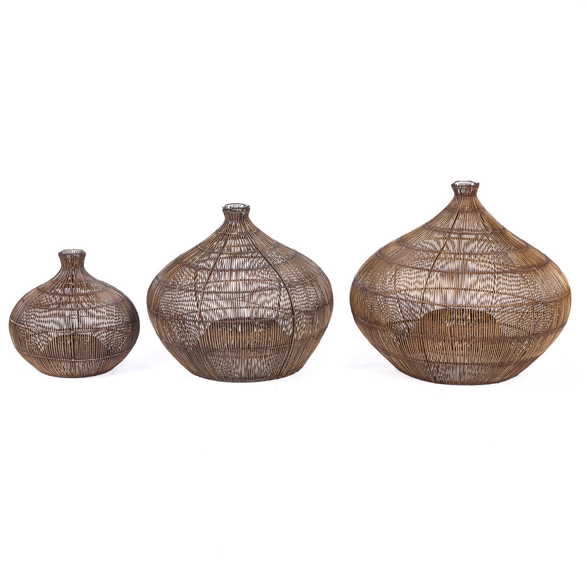 Die Desert Gourd Pendelleuchte - Dunkle Walnuss - L