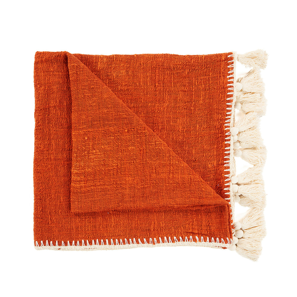 Jeté de lit Stitch - Terracotta