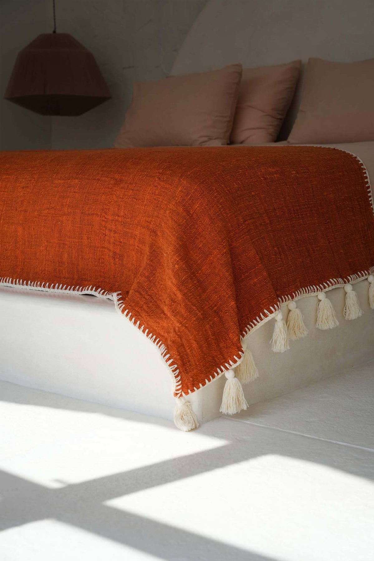 Jeté de lit Stitch - Terracotta
