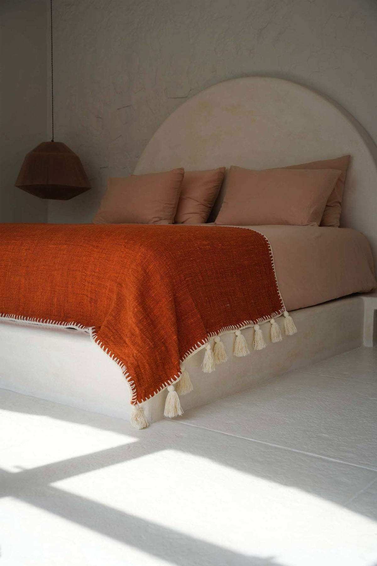 Jeté de lit Stitch - Terracotta
