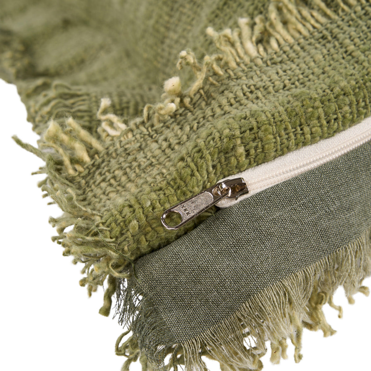 Housse de coussin Jungle Fringe - Vert