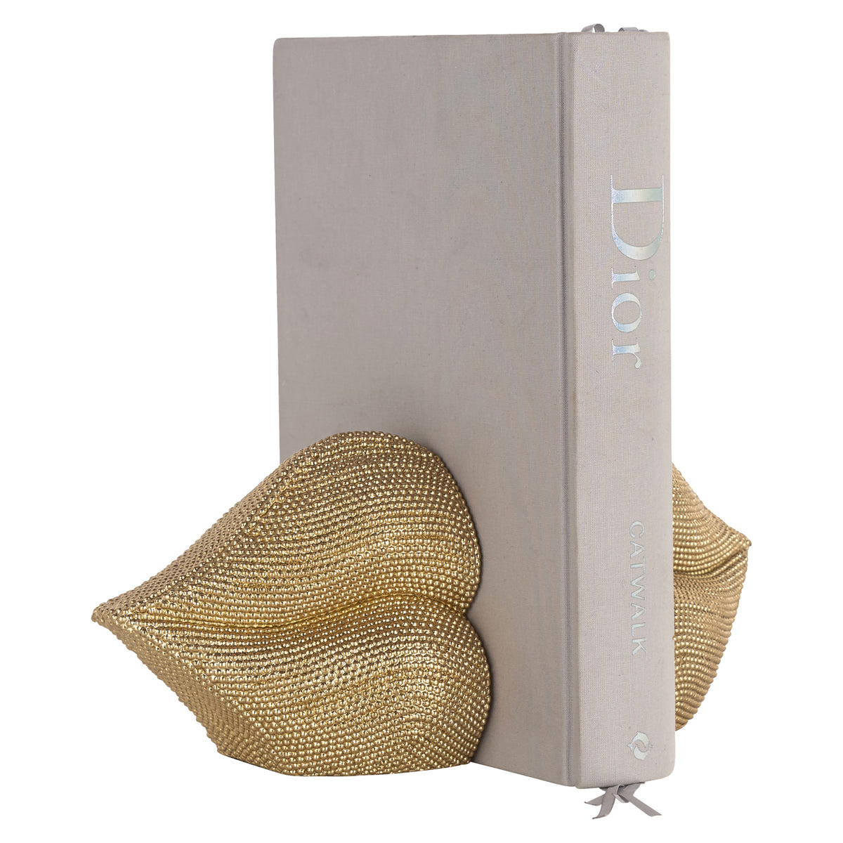 Kiss gold bookends