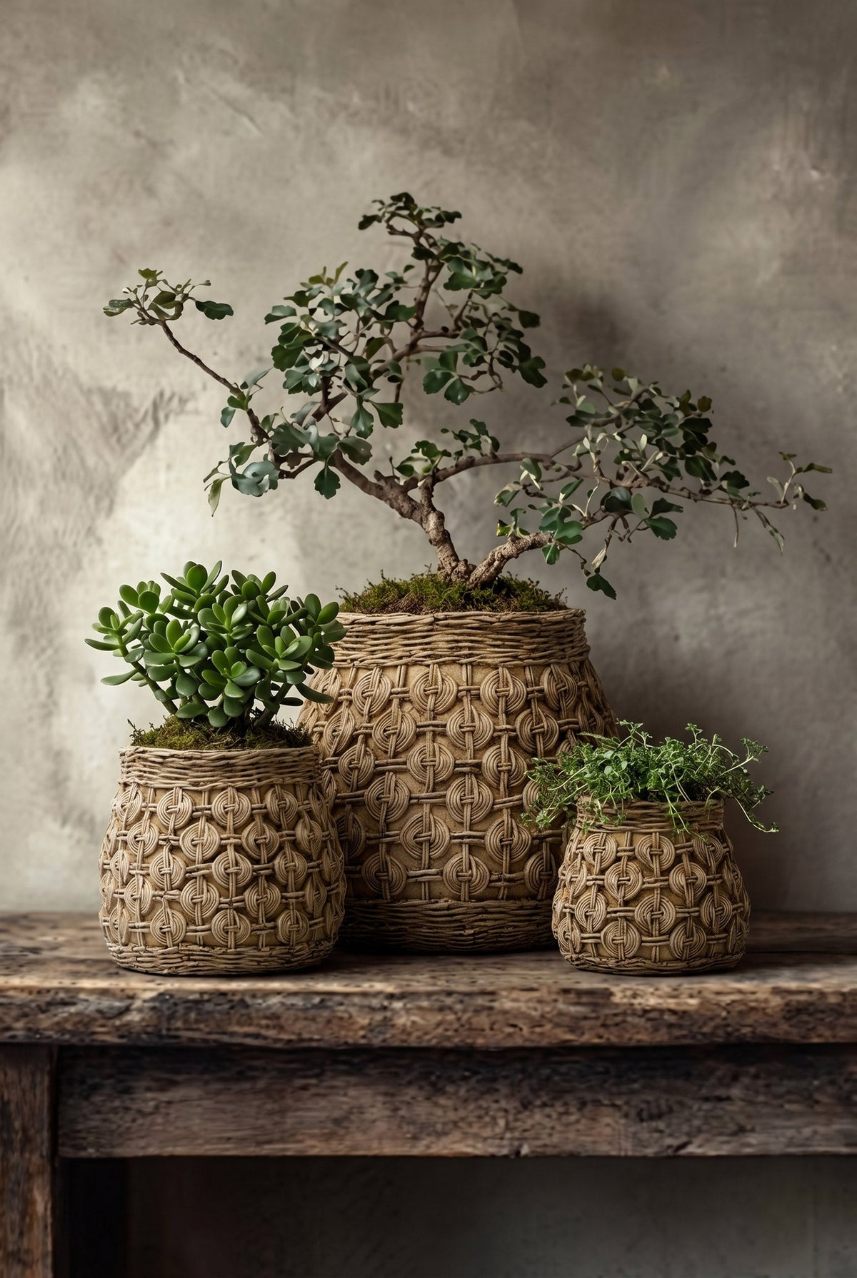 The Knot Concrete Planter - M