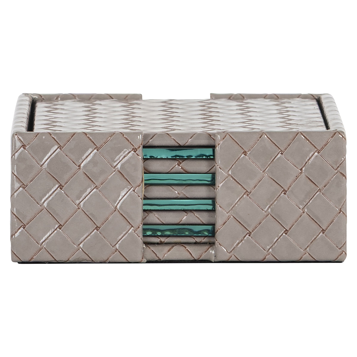 Wijn- en baraccessoires Vivi grey Set of 4 coasters