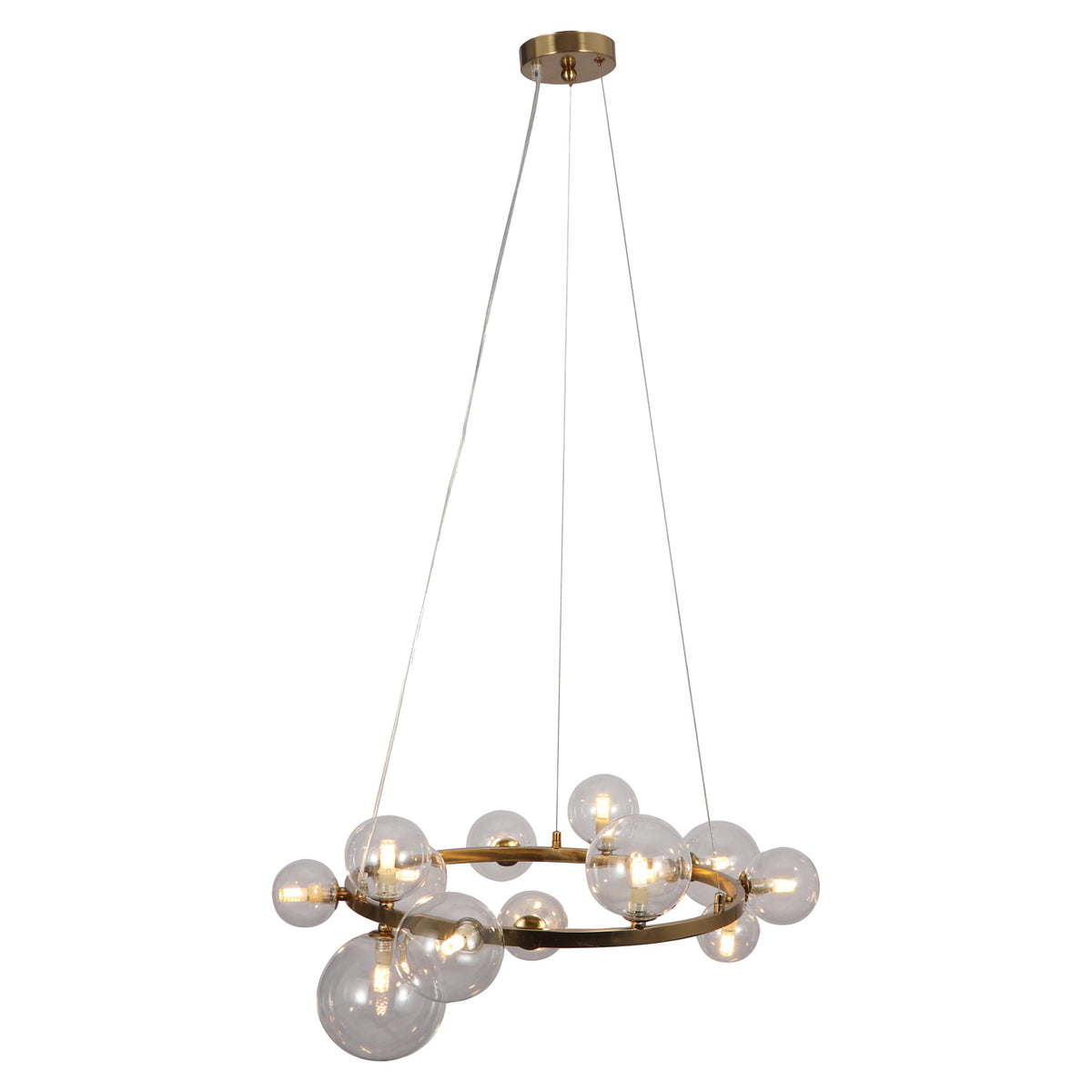 Suspension Yosie brushed gold